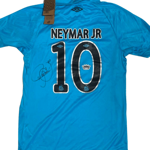 CAMISA OFICIAL SANTOS FC AUTOGRAFADA NEYMAR JR.