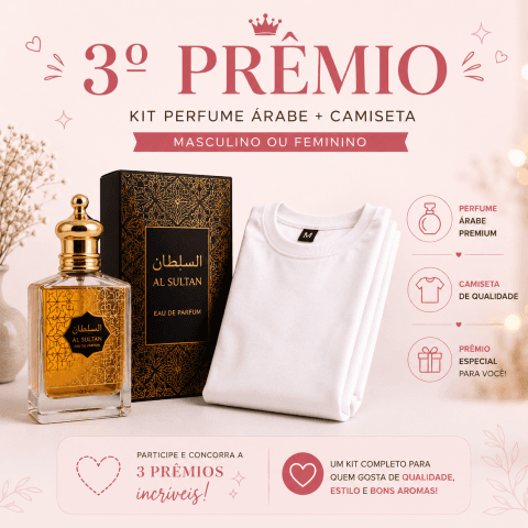 Kit Perfume Árabe + Camiset