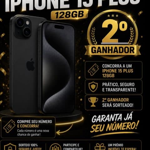 iphone 15 plus 128GB 2° GANHADOR