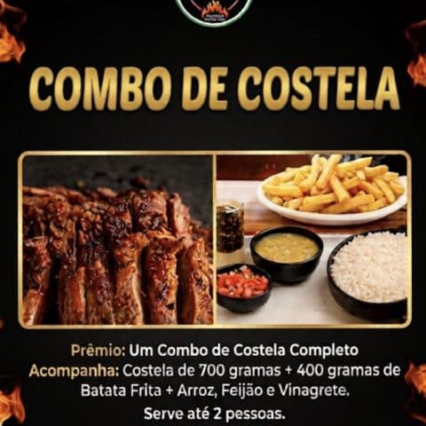 COMBO DE COSTELA REI DOS ASSADOS