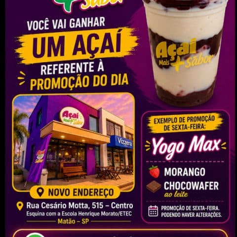 COPO DE AÇAÍ DO AÇAÍ MAIS SABOR