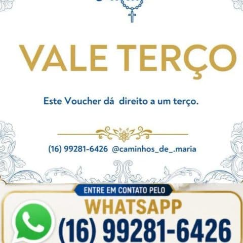 TERÇO PERSONALIZADO CAMINHOS DE MARIA