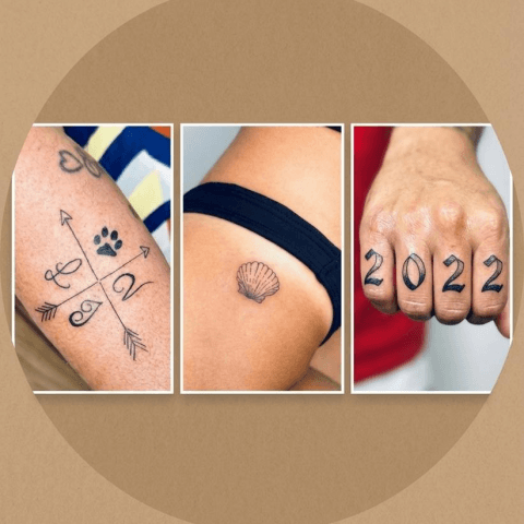 4º LUGAR: ⚡ 03 Tatuagens de até 5cm no Studio Moça Bonita (Para rabiscar com estilo!)