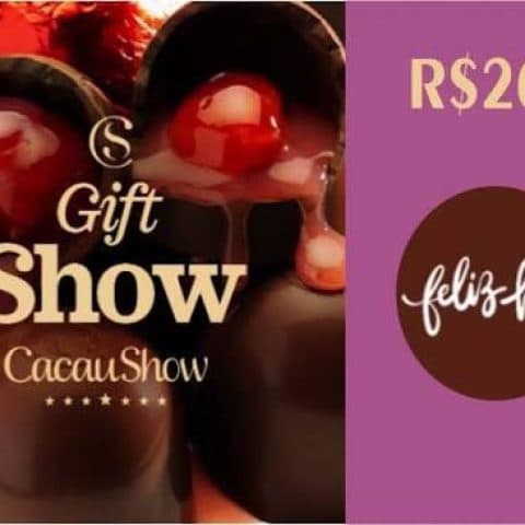 Cupom 200$ Cacau-Show