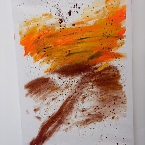 Tela Tinta&Terra do artista Luiz Monteiro