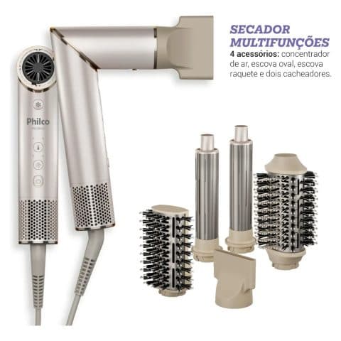 Secador de Cabelo 4 em 1