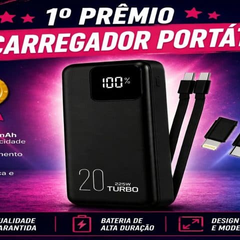 🥇 Carregador portátil
