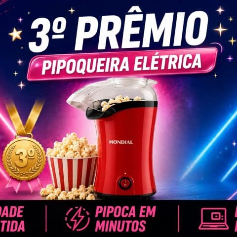 🥉 Pipoqueira elétrica 🍿
