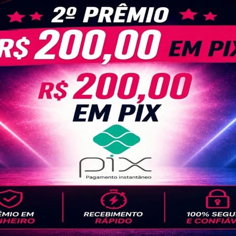 🥈 R$ 200,00 via Pix