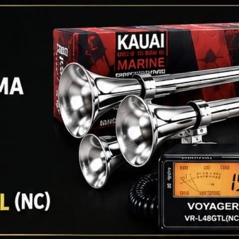 Kit Buzina Marítima Kauai 74 cm + Radio Amador (Px) Voyager VR-L48GTL(NC)