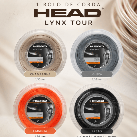 1 Rolo de Corda Head Lynx Tour ou R$ 700 no Pix