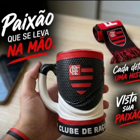 01 Caneca com tema do seu time