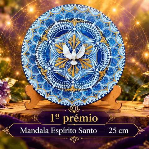 🥇 Mandala Espírito Santo — 25 cm