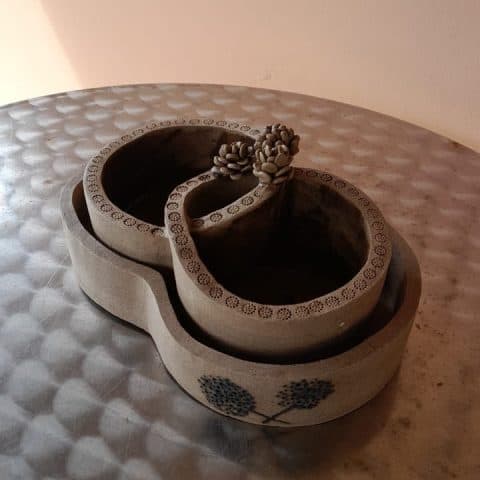 7º Prêmio: Vaso para Suculenta em Cerâmica