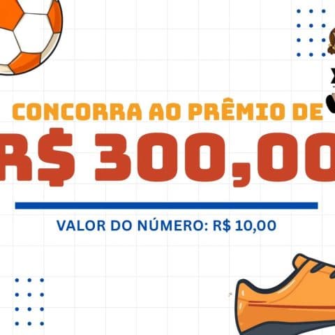 R$ 300,00 no Pix